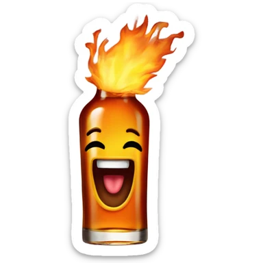 fireball whiskey very happy sticker