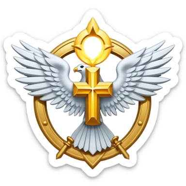 dominus' emblem holy  sticker