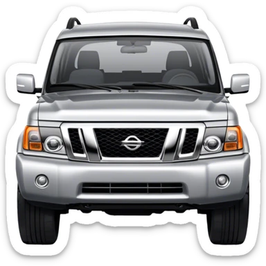 Nissan Patrol y62 - Nissan (Model Year: 2022) (Iconic colour: Silver) sticker
