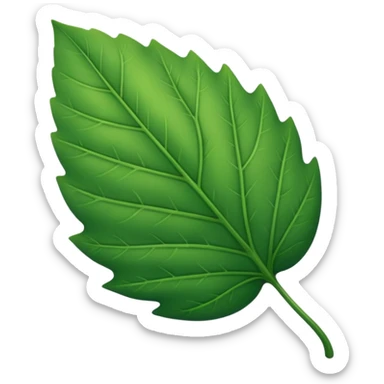 a single leaf simpler sticker