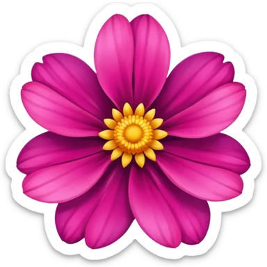 Beautiful creative flower  sticker