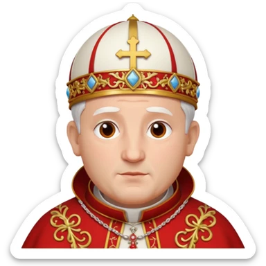 Pope Leo with Mozetta sticker