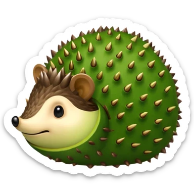  hedgehog avocado 🦔🥑   sticker