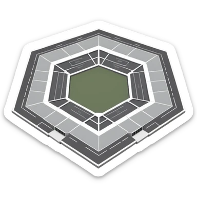 Pentagon building sticker