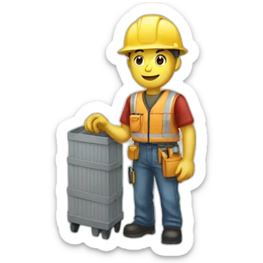 visiting supplier sticker