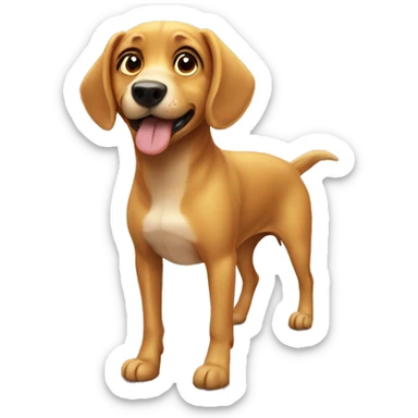 dog with sunnie sticker