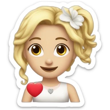 I love my wife sticker