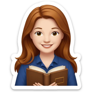 generate an ios genmoji of COLLEEN HOOVER "IT ENDS WITH US" sticker