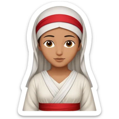 fullbody Middle Eastern innkeeper from Jerusalem, 1st century, tunic and sash, no head covering or hijab, no religious symbols sticker