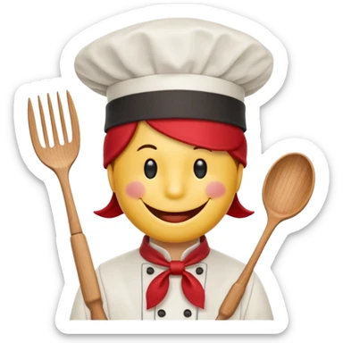 rédige moi un smiley qui donne envie de restaurant et de brasserie sticker