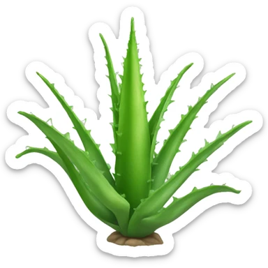 Aloe vera sticker