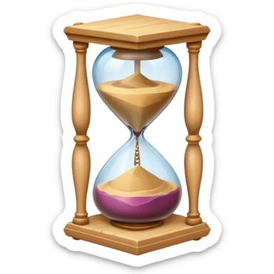 . The "Sandglass" (Finite Deep Work) sticker