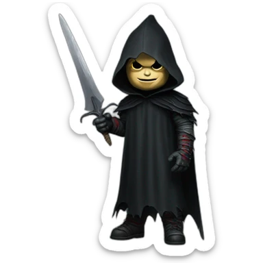Chucky as nazgul sticker