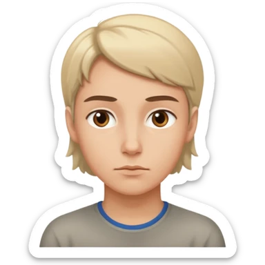 a person having an idea sticker