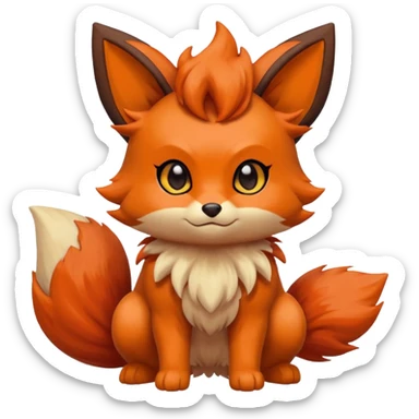 Litten-Eevee-Vulpix-fusion sticker