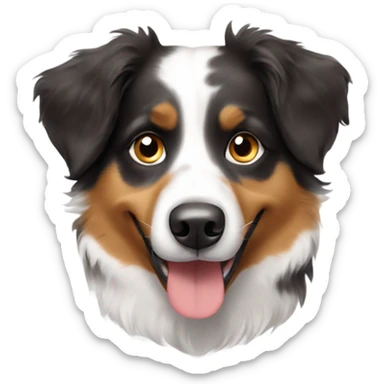 Cute Australian Shepherd sticker