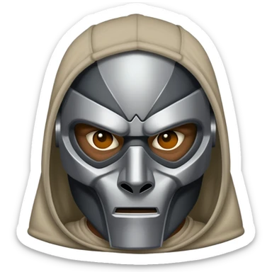 mf doom sticker