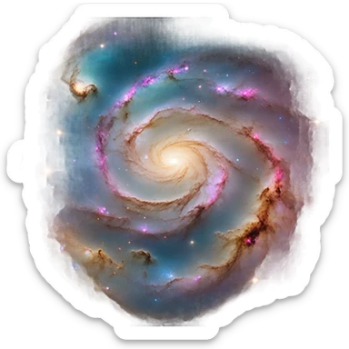 Galaxy sticker