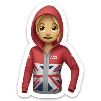 uk drip techfleece sticker