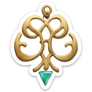a talisman, similar to the one in from series sticker