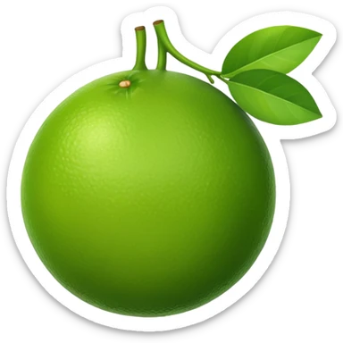 lime fruit sticker