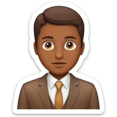 Um pincher castanho  sticker