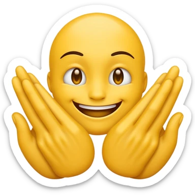 Evil emoji rubbing hands together  sticker