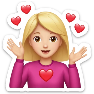 21. ส่งใจ 💕
 22. หัวใจเต้น ❤️
 23. กอด 🤗
 24. จุ๊บ 😘
 25. วิ้ง ✨
 26. ปรบมือ 👏
 27. ฉลอง 🎉
 28. โบกมือ 👋✨
 29. ตาเป็นประกาย ⭐
 30. ยิ้มหวาน 🙂 sticker