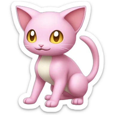 Pokémon Mew two sticker