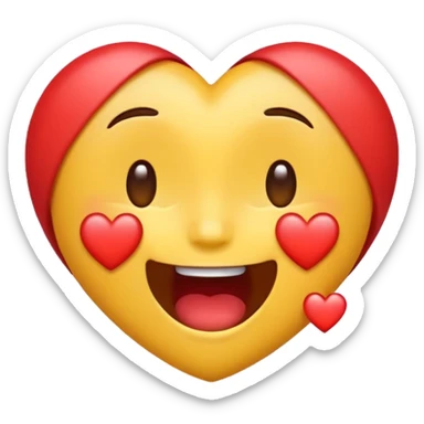 Una emoji che cambia. Emoji con il cuore, quella che ride, quella che piange etc etc sticker