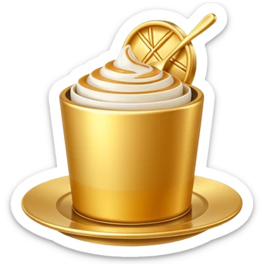 3D icon symbolizing gourmet taste and refined food experience, single object, modern and premium style, soft lighting, clean details, isolated, no background
 sticker