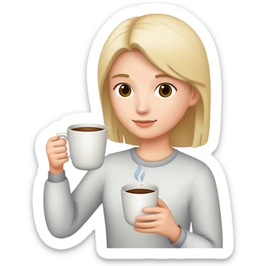 lean in cup  sticker