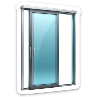 futuristic sliding glass door sticker