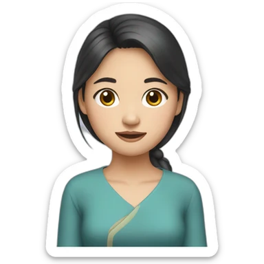 vietnamese girl sticker