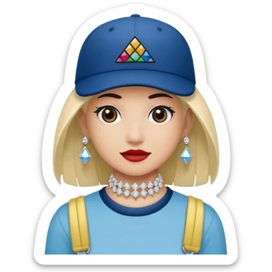 🥷🏻 crea un emojin de como el que está ay pero con gorra marca adida y un collar de diamantes ponle tatuaje en la cara y en la boca ponle brazos qué sea onbre y que se parezca ah este emojin🥷🏻🥷🏻🥷🏻 sticker