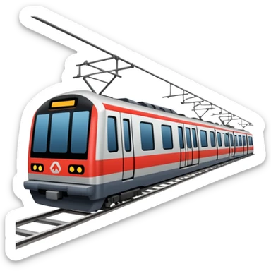 Delhi metro rail🚇 sticker