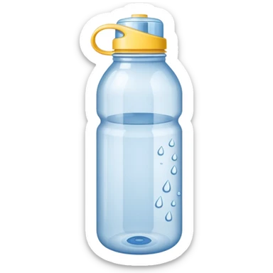 botella de agua gym sticker