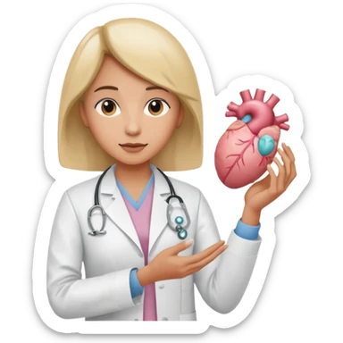  androgynous  medium skin toneradiologist holding an image of the uterus sticker