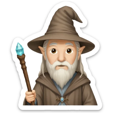 gandalf wizard sticker