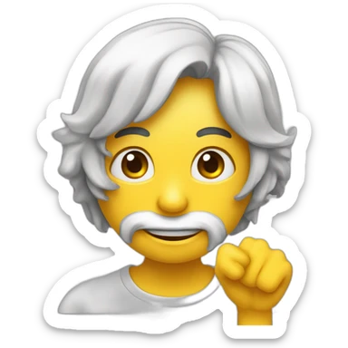 Besoin d'un émoticône qui transmette le sentiment de choc ou d'étonnement, peut-être une personne avec la main sur la tête en signe de surprise ! sticker