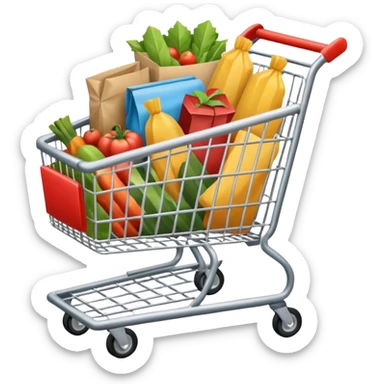 shoping card sticker