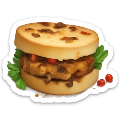 homemade dish sticker