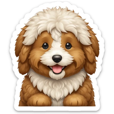 mini Goldendoodle  sticker
