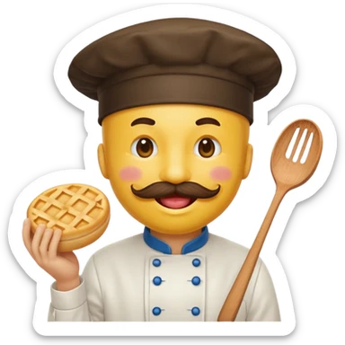 rédige moi un smiley qui donne envie de restaurant et de brasserie sticker