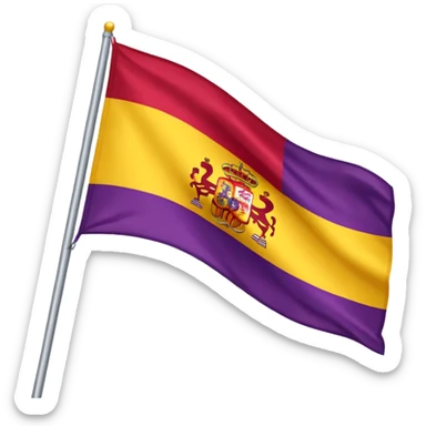 Bandera republicana española sticker