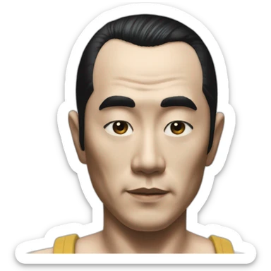 yukio-mishima-blackhair sticker
