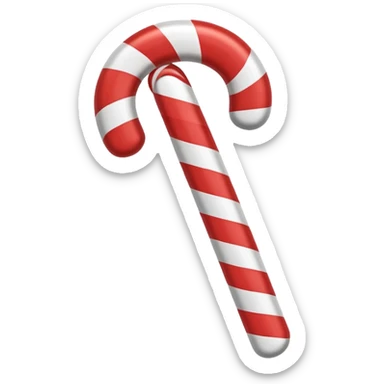 candy cane check mark sticker