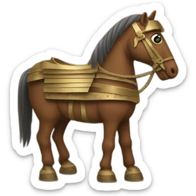 trojan horse sticker