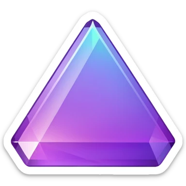 glitter cian and purple staight sticker