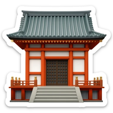 Japanese beautiful pretty old vintage aesthetic temple    sticker